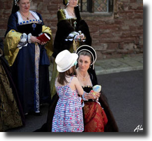 tudor history for young people at castles in England